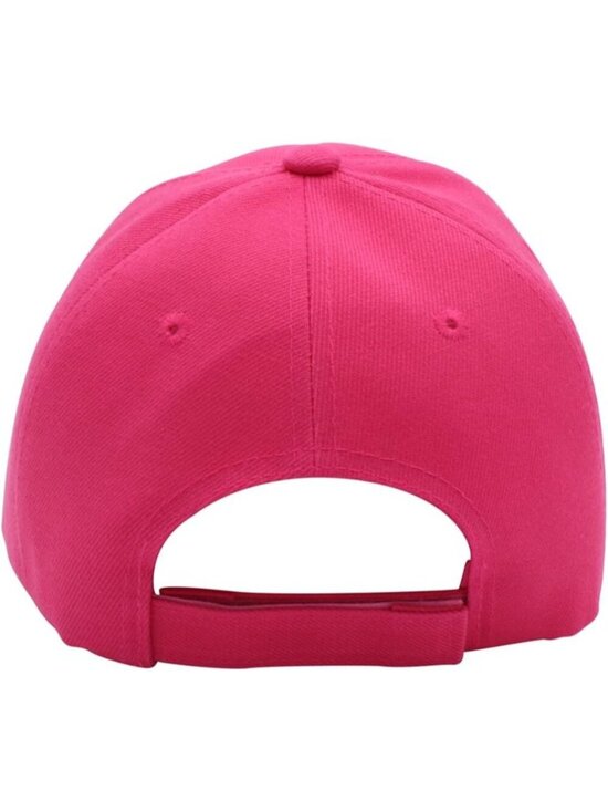 Unisex Hot Pink Classic Adjustable Plain Hat Hand Wash Imported Baseball Cap main image 4